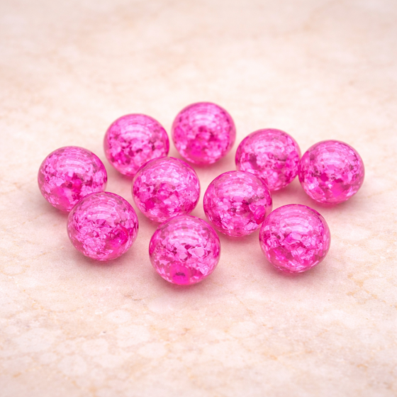 Perlice akrilne roze 12mm
